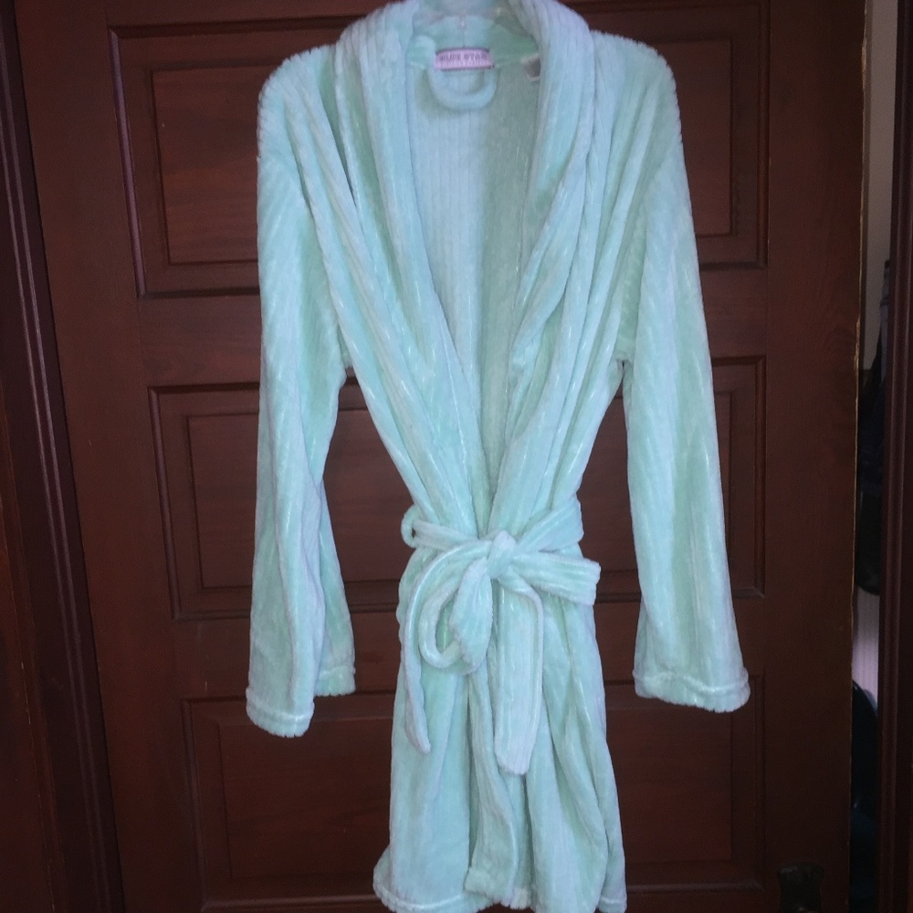 Teal Plush Robe